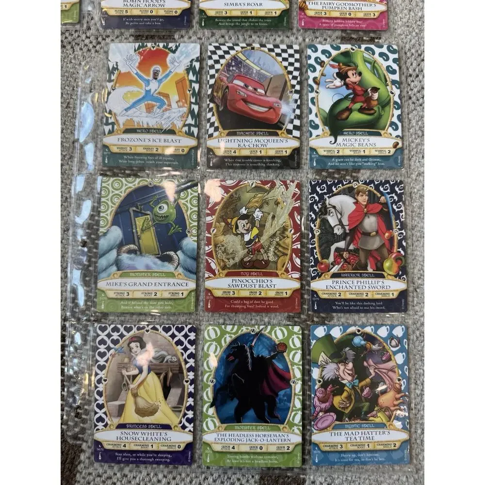 Disney Sorcerers Of The Magic Kingdom SOTMK Cards 1-45